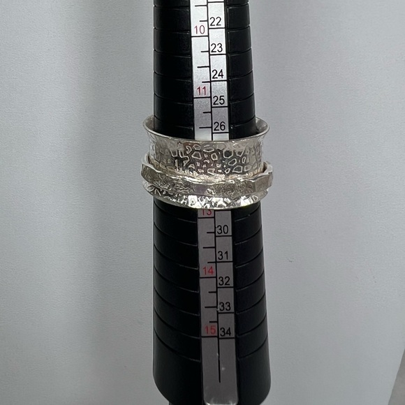 SPINNER! Vintage 925 Spinner Ring size 11.75 - Picture 2 of 3